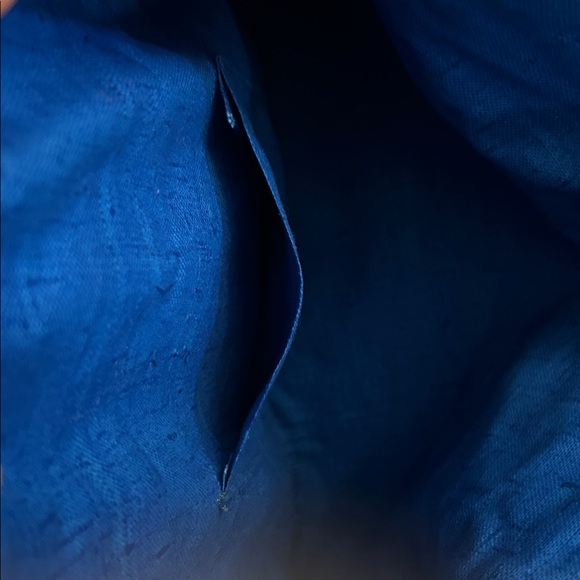 Unique Colorful Embroidered Crossbody Round Purse with Mirrored Insets - Picture 6 of 6